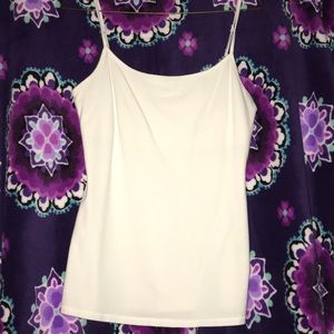 White cami with built in bra